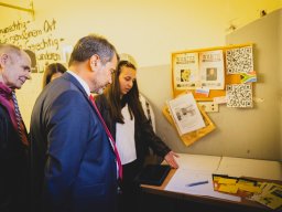 Ausstellung Anne-Frank-Gesamtschule im Hafthaus Moers 0525